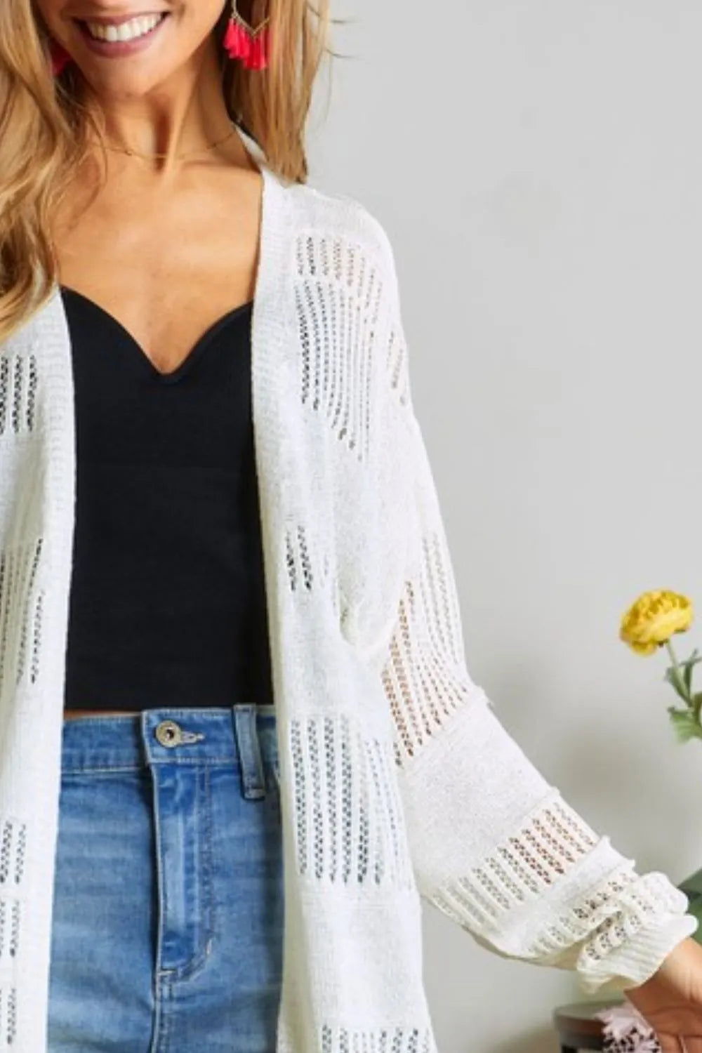 ADORA Lightweight Sweater Knit Cardigan-2