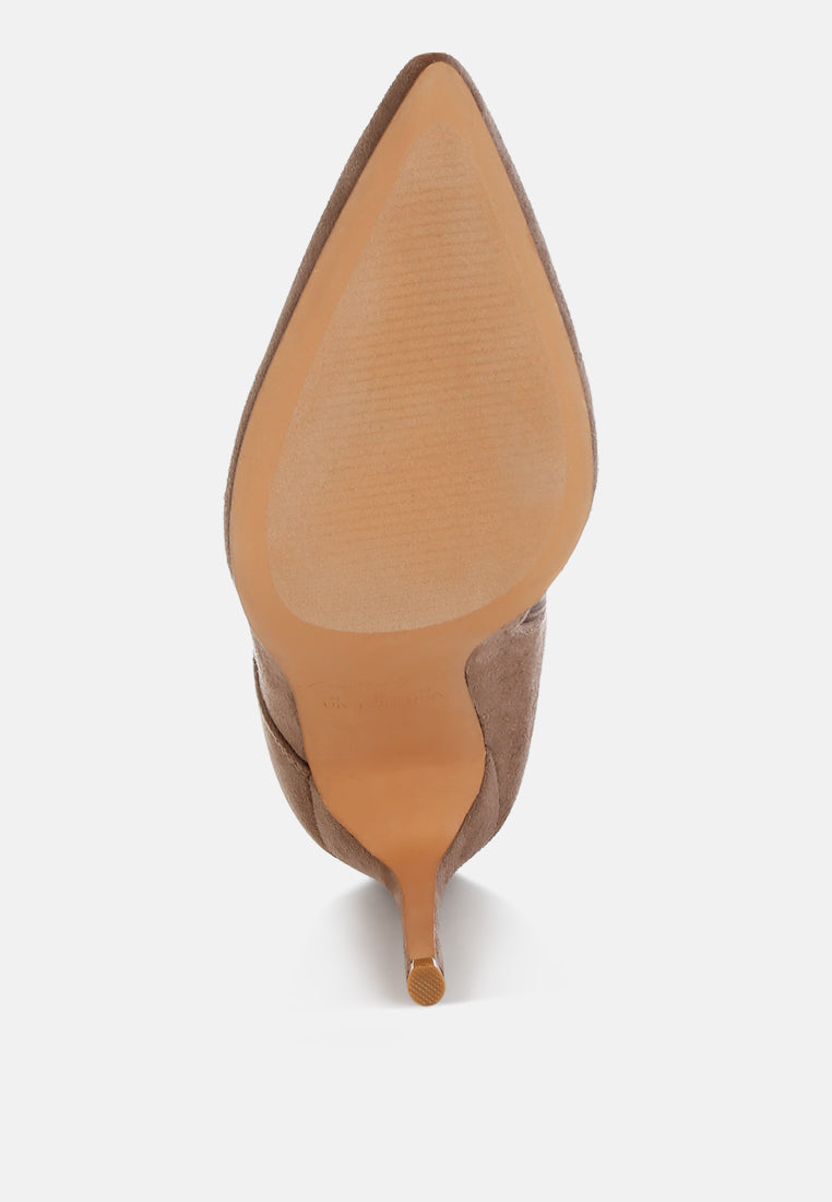 Agmati Lace Up Stiletto Boots