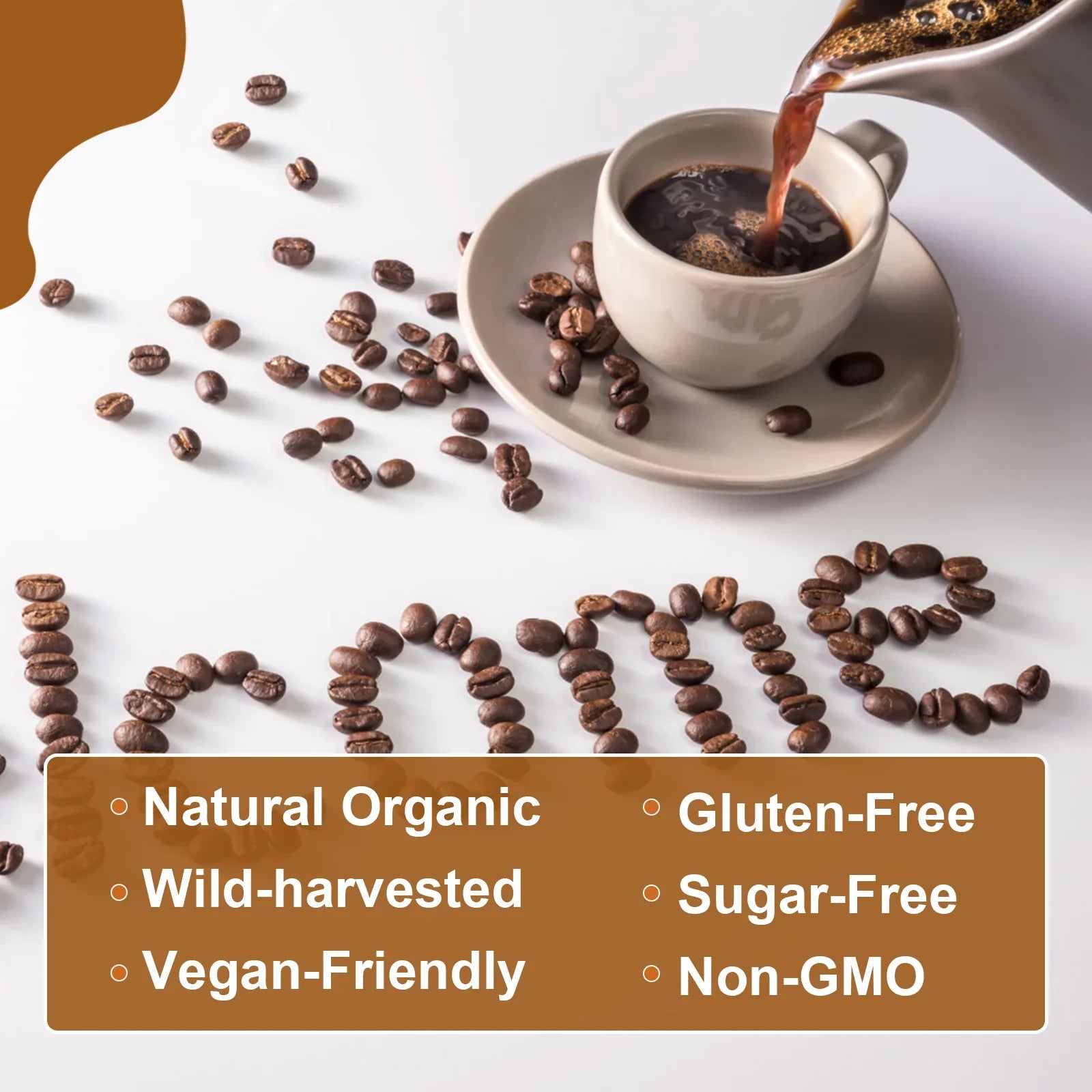 BWEORTHS Mushroom Coffee 250G - 10 in 1 Health Boost