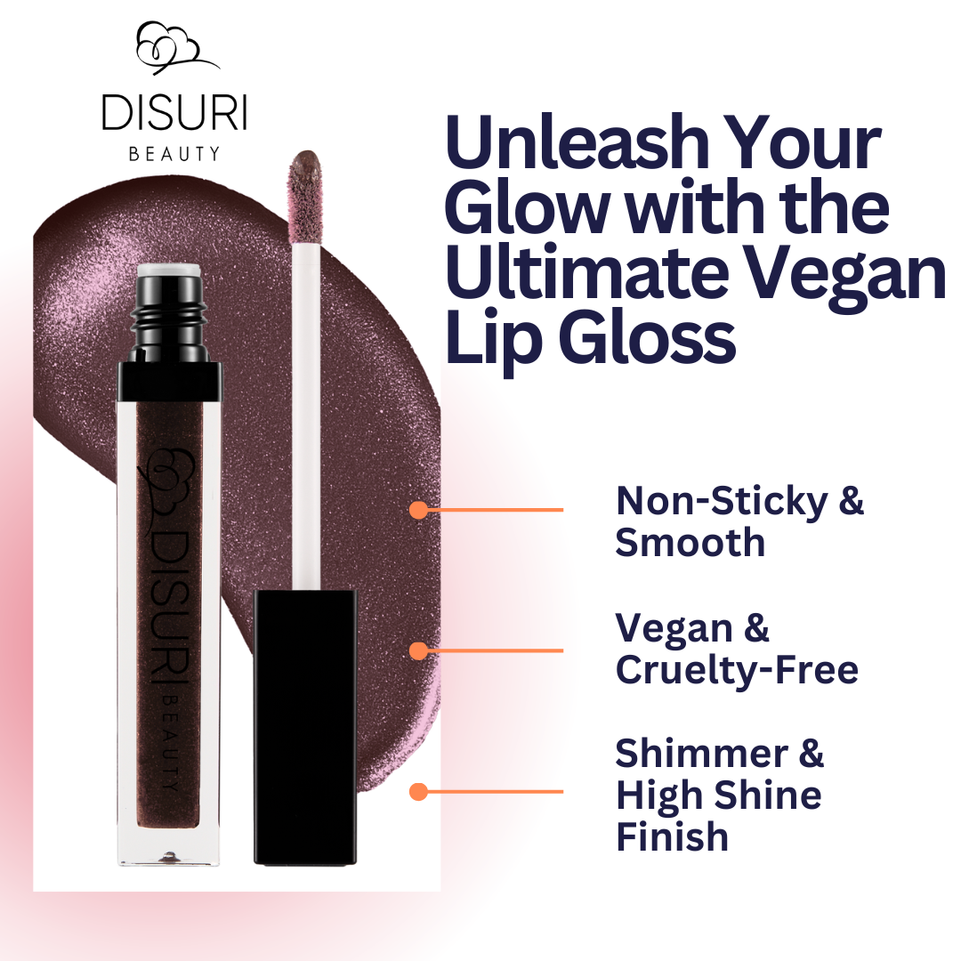 DISURI Beauty Shimmer Lip Gloss - Boss Babe