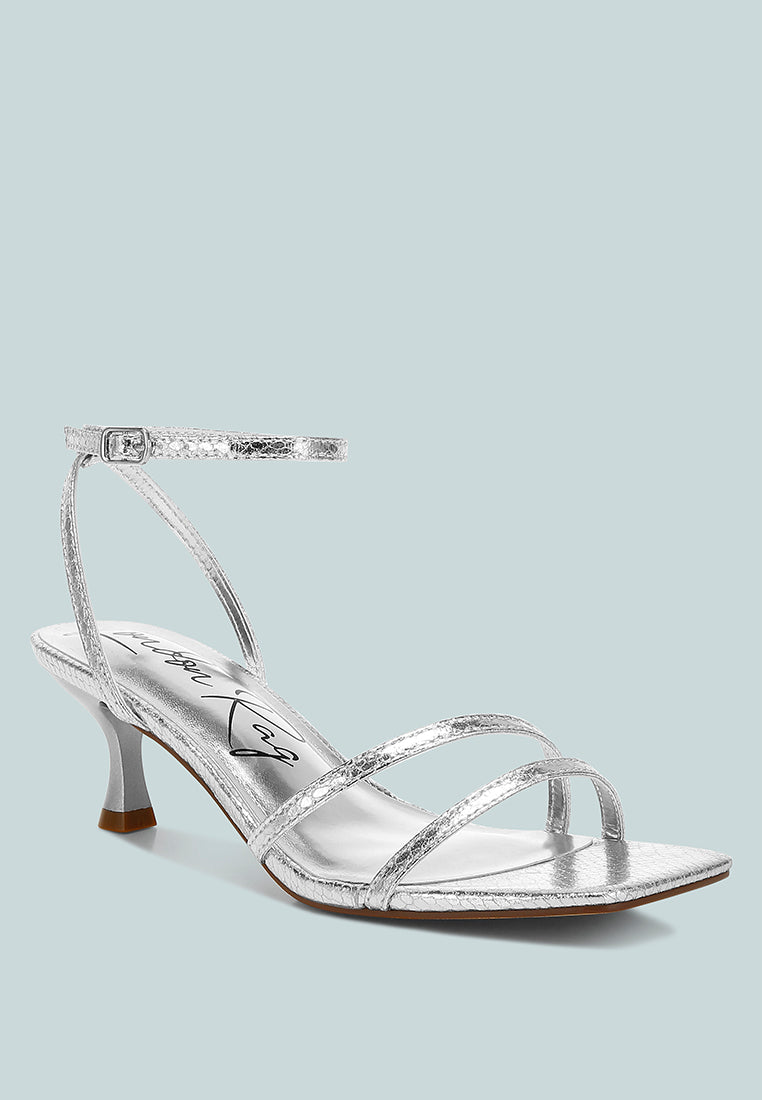 Deacon Faux Leather Strappy Sandals
