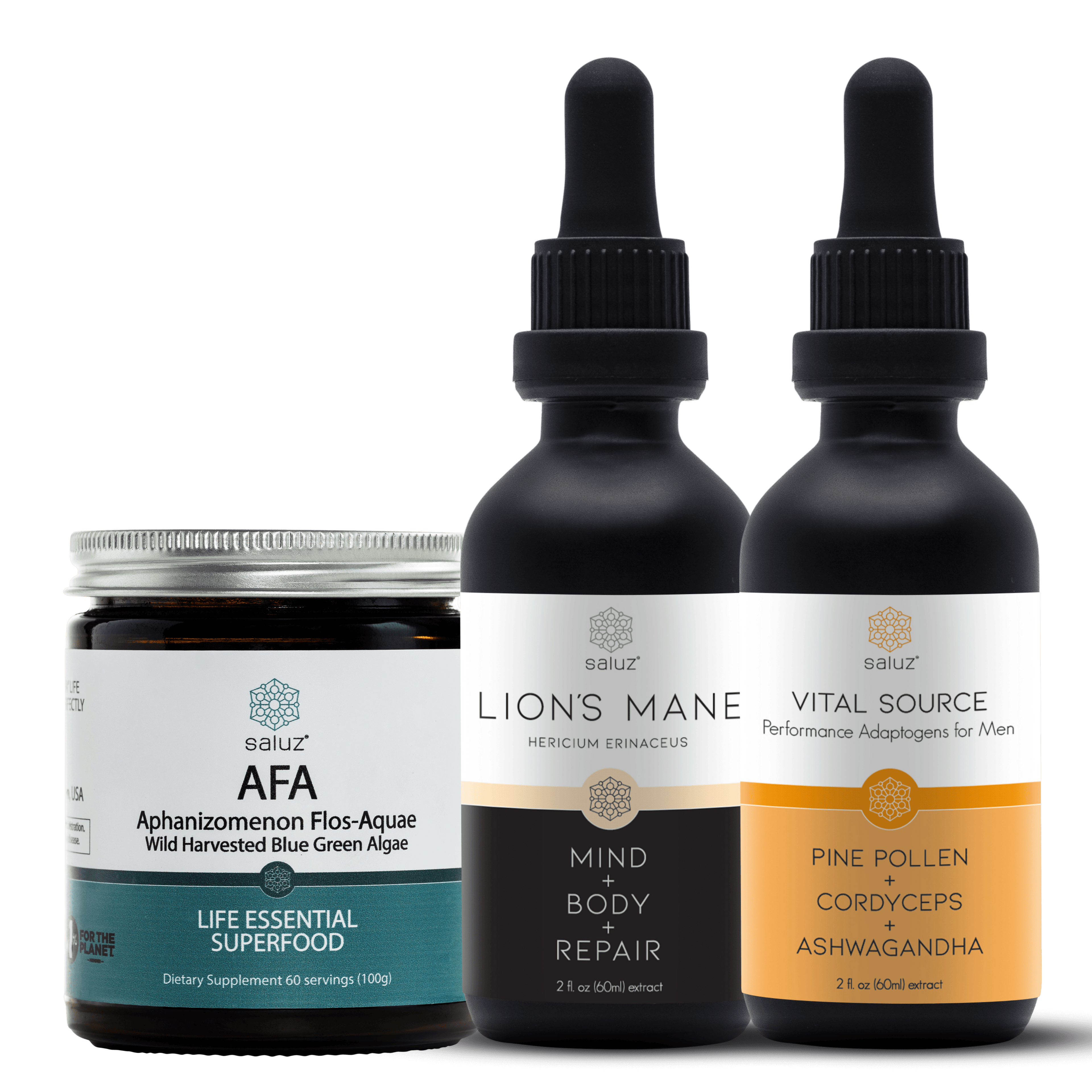 AFA Lion's Mane Vital Energy Pairing – Natural Support for Clarity, Focus & Wellness