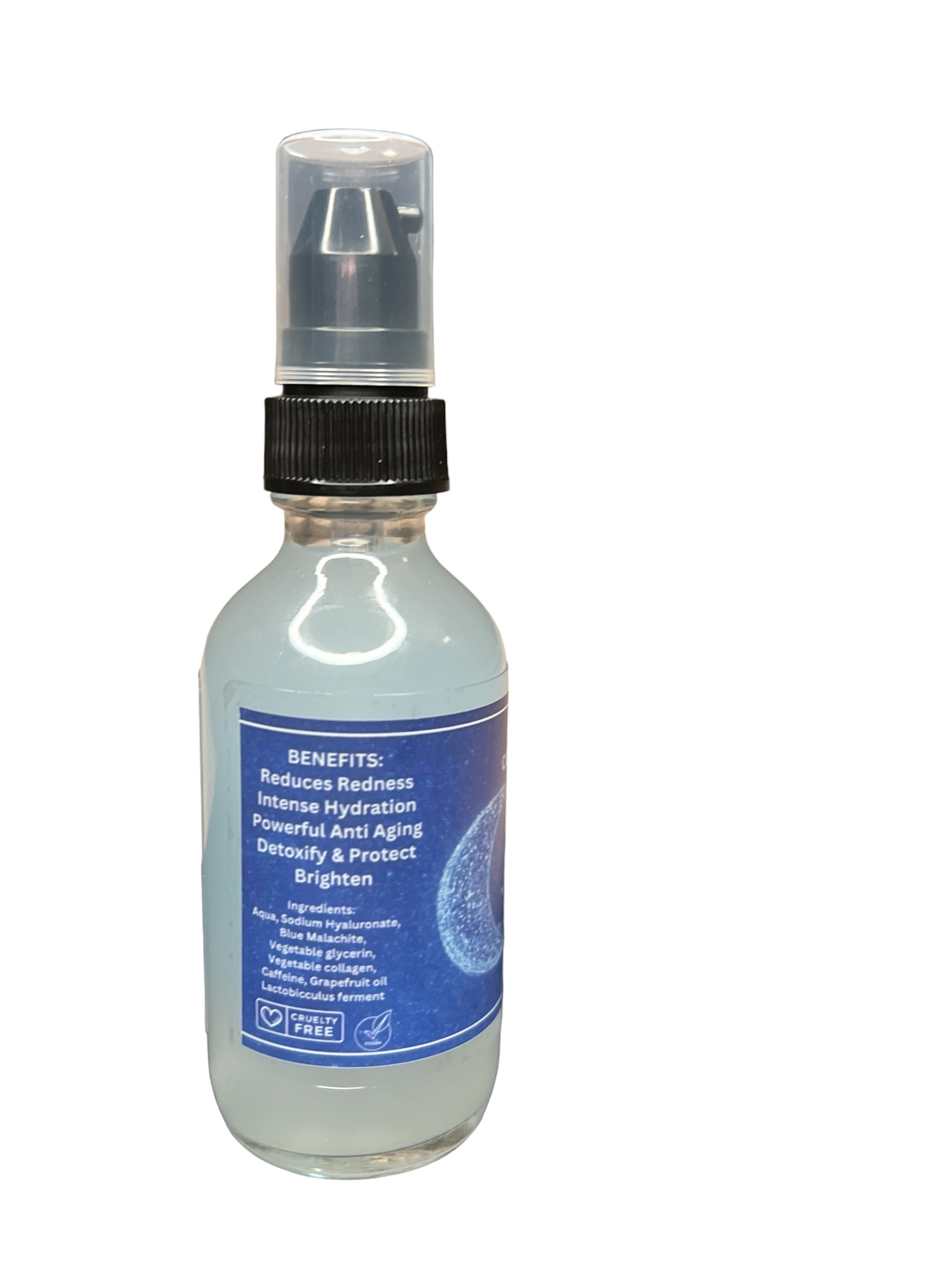 Blue Moon - Blue Malachite facial serum with collagen & hyaluronic acid Botox in a Bottle