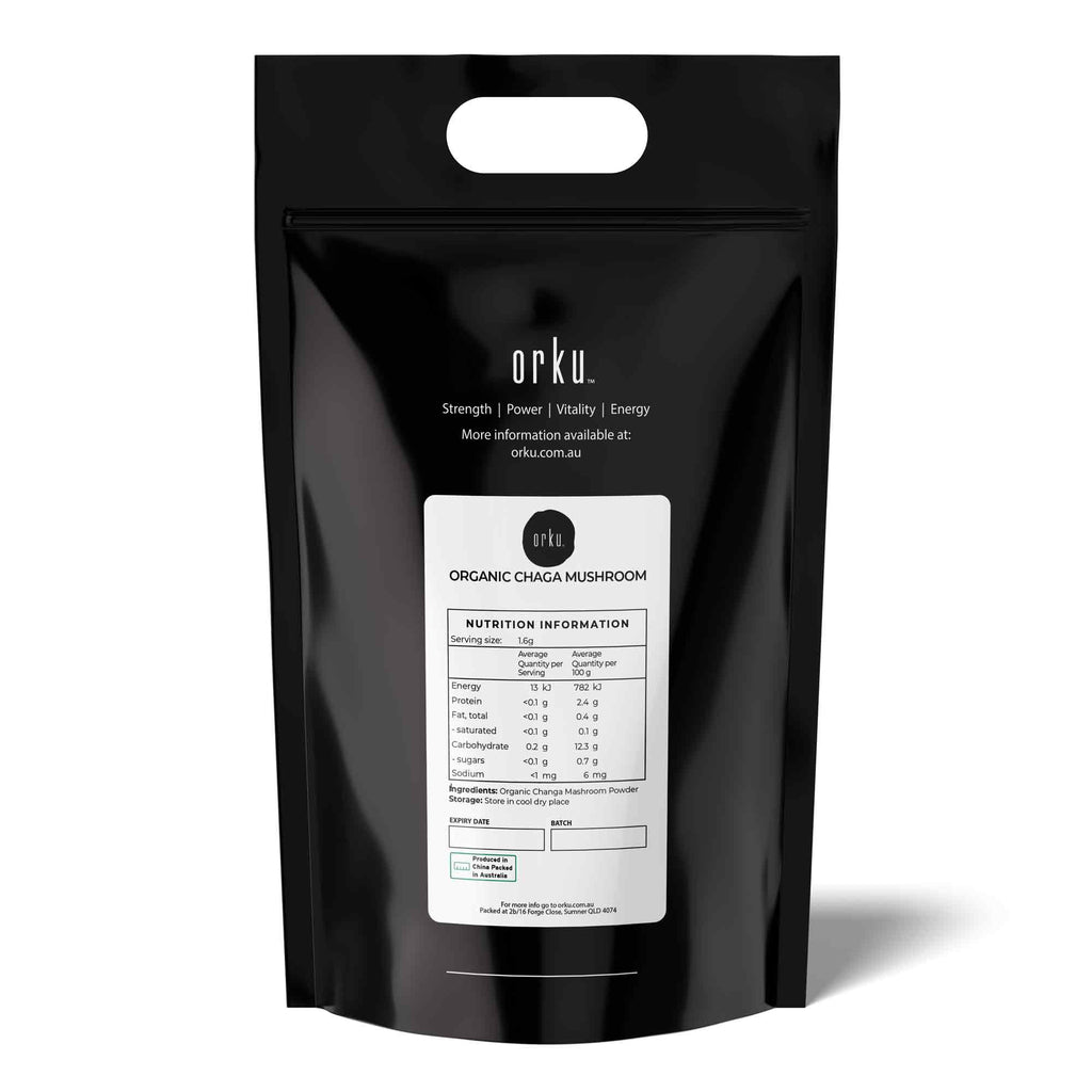 5Kg Organic Chaga Mushroom Powder - Supplement Inonotus Obliquus Health Food