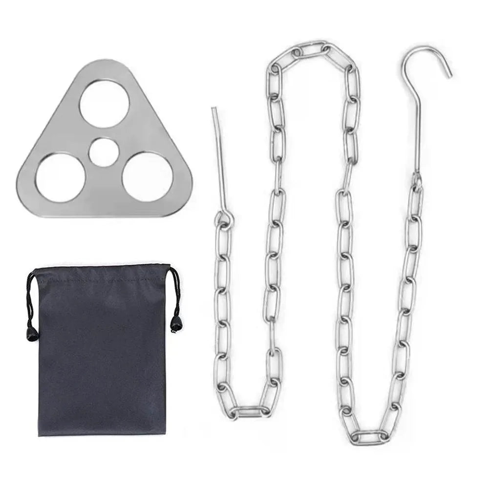1pc Camping Hanging Tripod W/ Bag Pot Rack