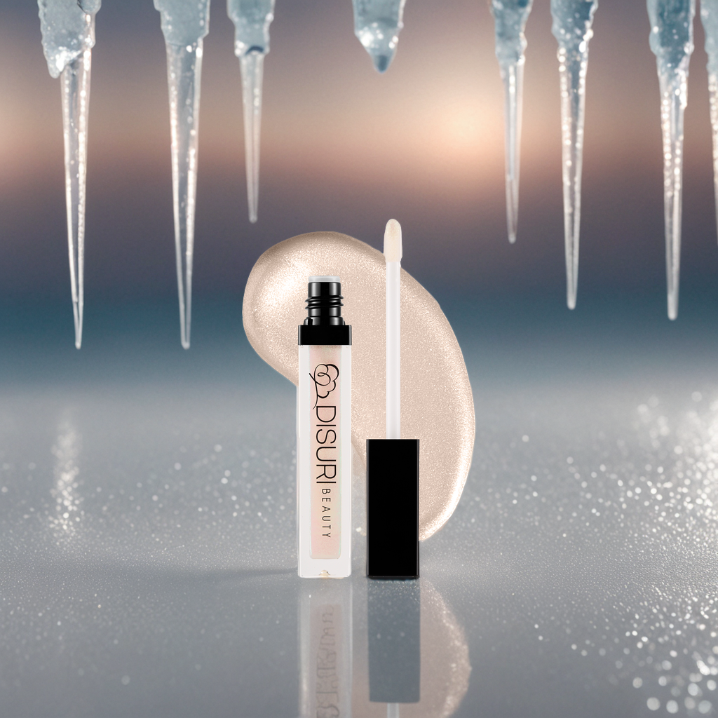 DISURI Beauty Shimmer Lip Gloss - Ice Queen