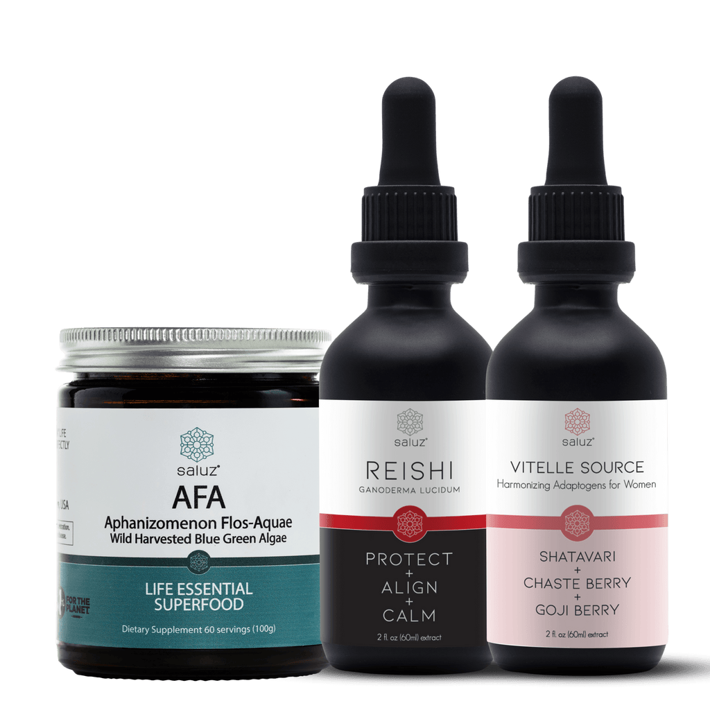 AFA + Reishi + Vitelle Energy Pairing
