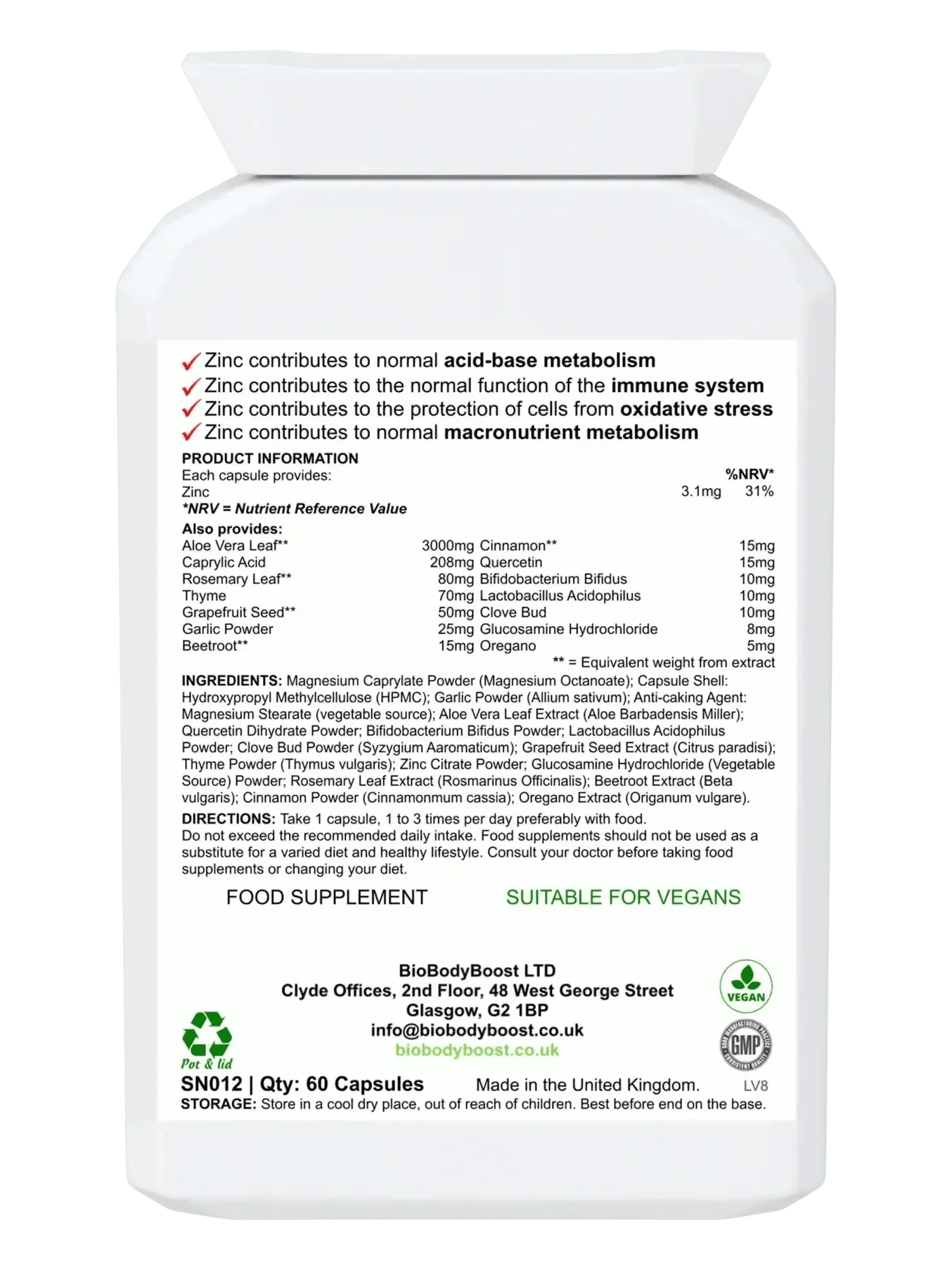 CapryBio - Antifungal Caprylic Acid Capsules for Digestive Health