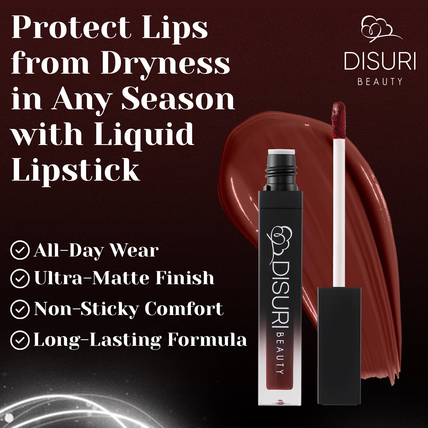 DISURI Beauty Liquid Lipstick - I Was Made For Loving You