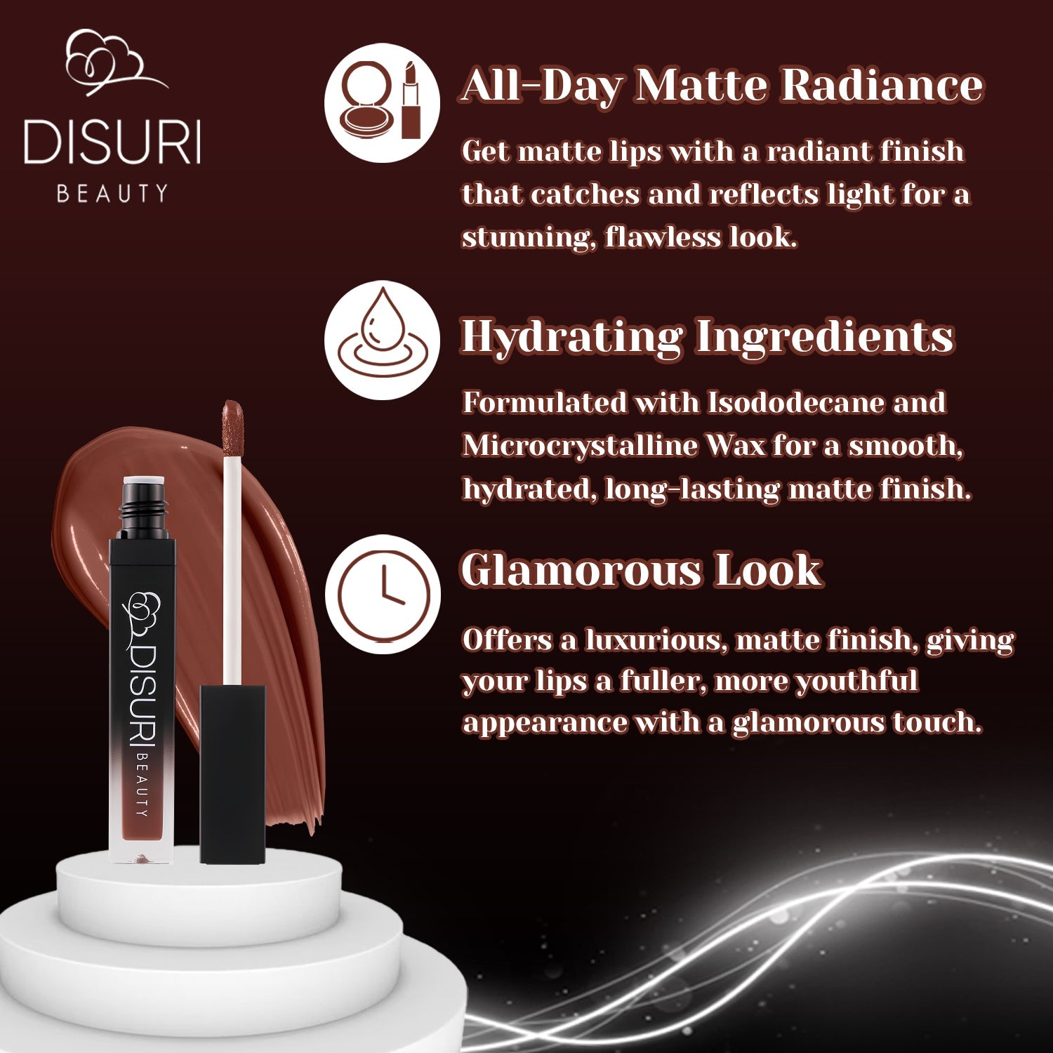 DISURI Beauty Liquid Lipstick - Life in The City