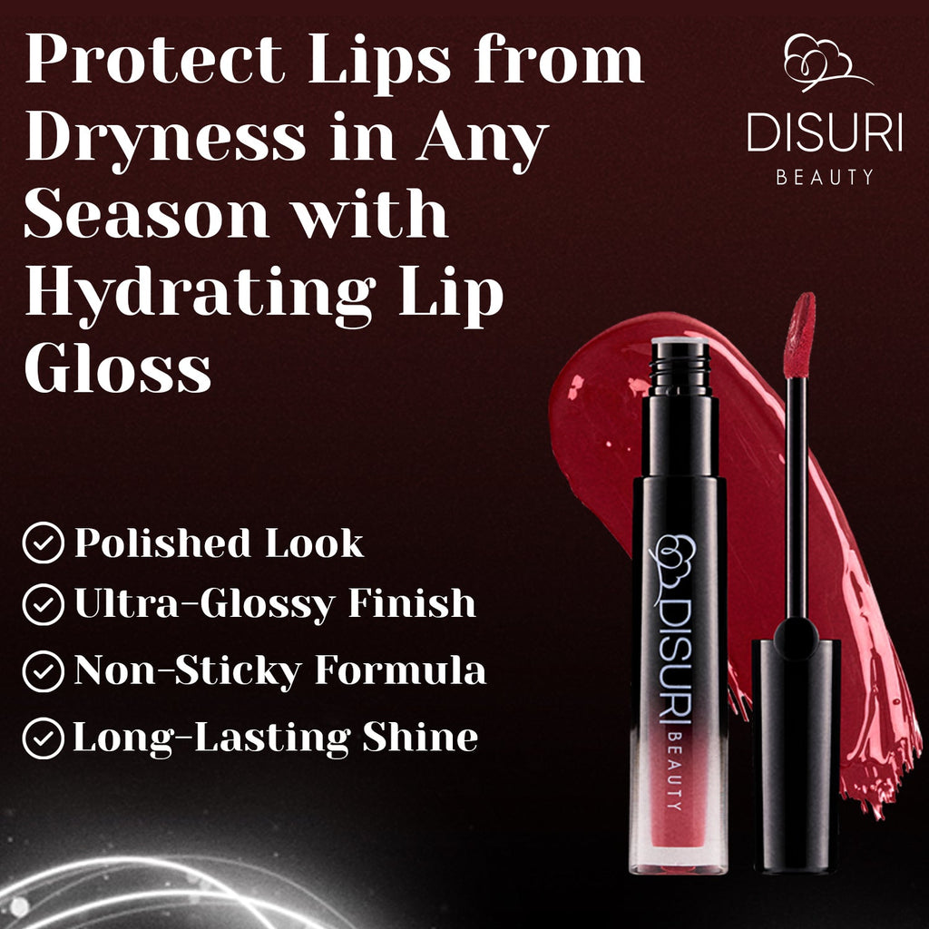 DISURI Beauty Glossy Blast Lip Gloss - No Games Please