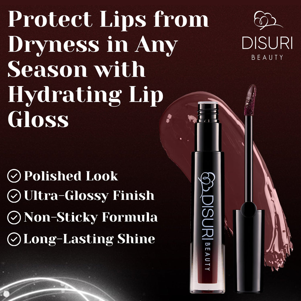 DISURI Beauty Glossy Blast Lip Gloss - Pie in the Sky