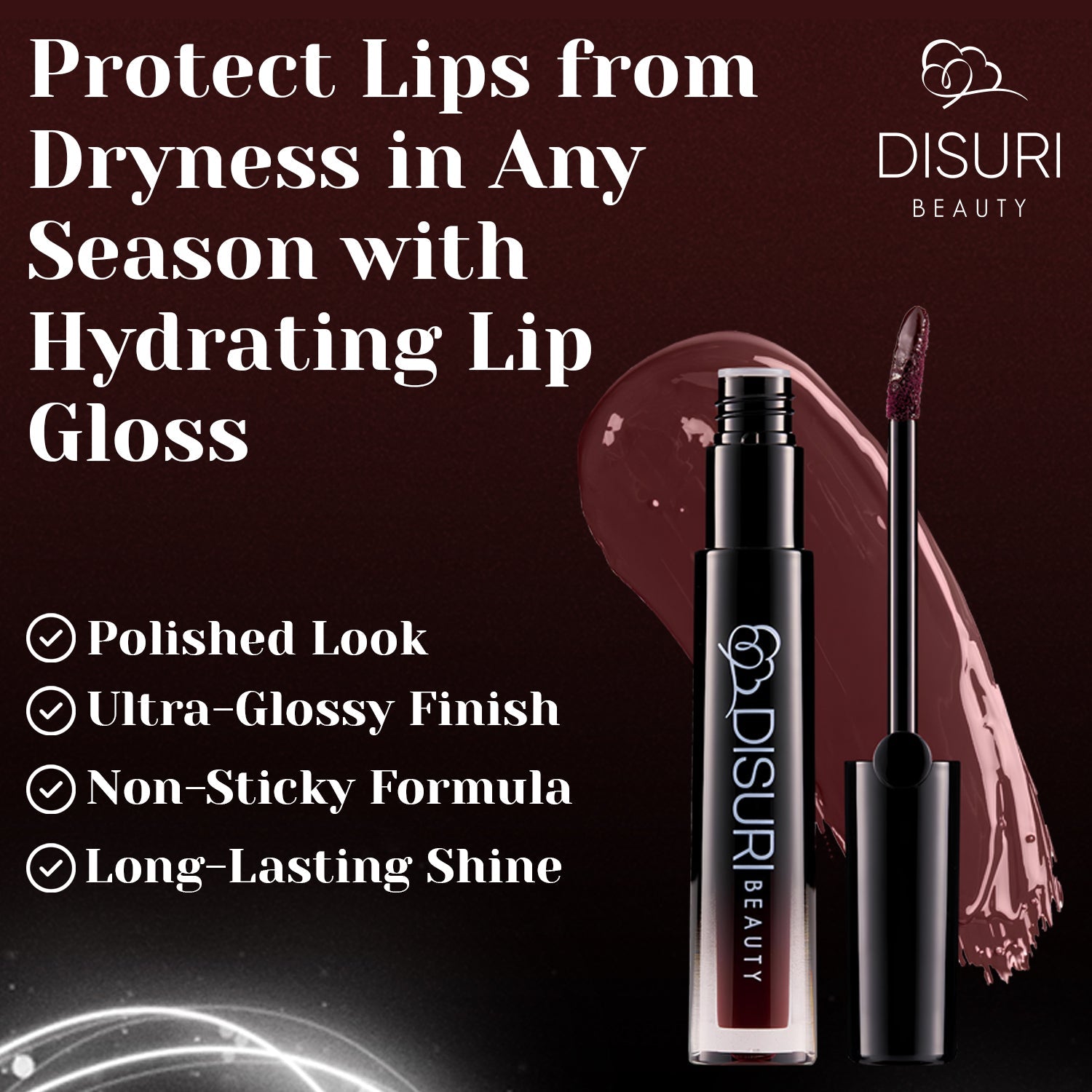 DISURI Beauty Glossy Blast Lip Gloss - Pie in the Sky