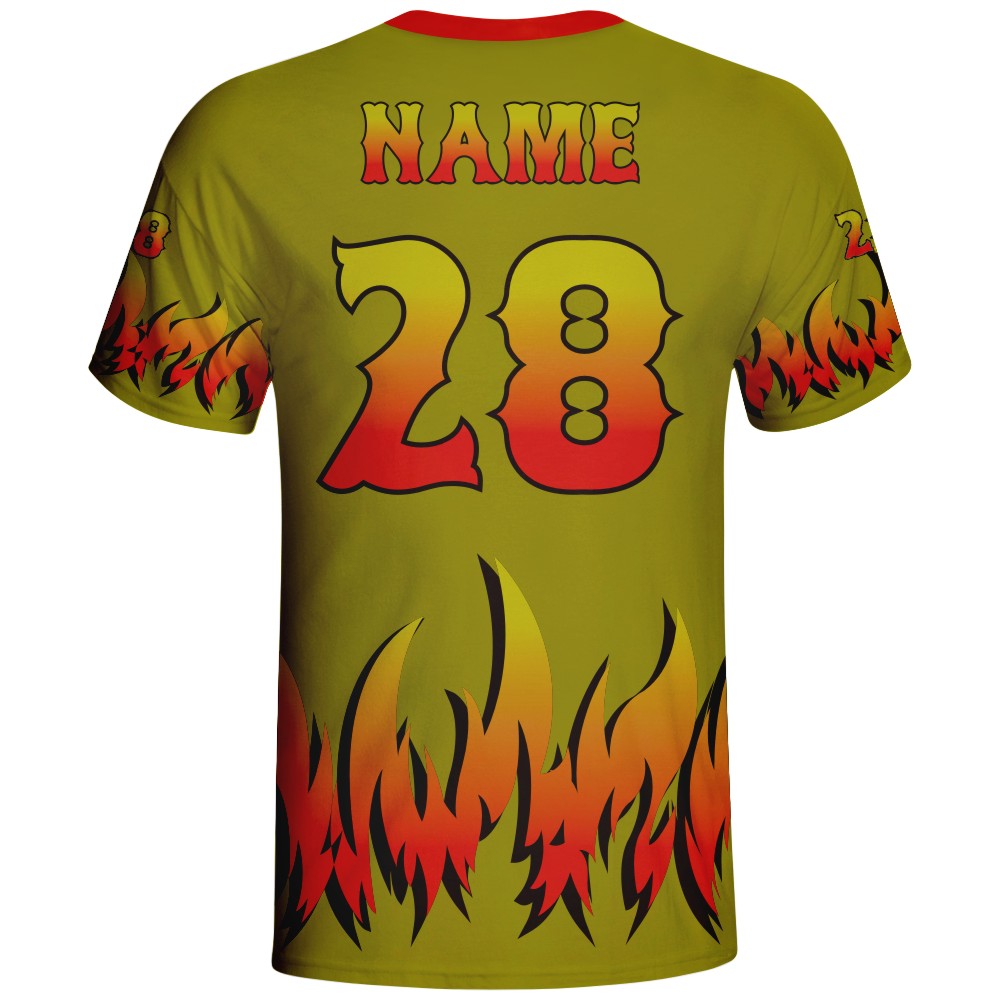 Fire Design Custom Gamertag Shirts Apparel Manufacturer