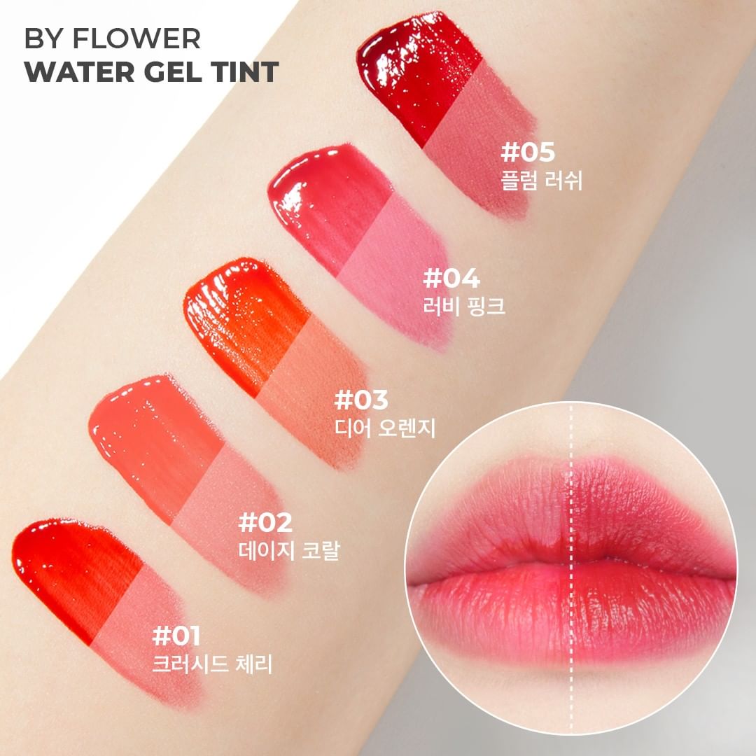 By Flower Water Gel Tint 04 Lovey Pink