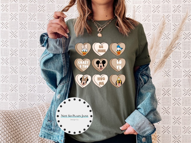 Disney Neutral Hearts