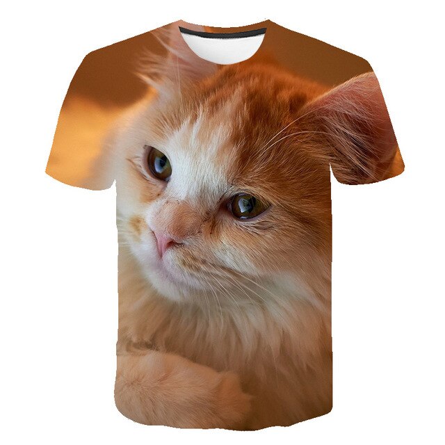 Hot Sell 3D printed Animal fox Women T shirts Summer Girls High Quality Cute color Casual short Sleeves Female Male Tshirts