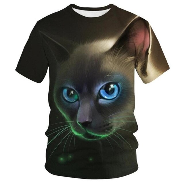 Hot Sell 3D printed Animal fox Women T shirts Summer Girls High Quality Cute color Casual short Sleeves Female Male Tshirts