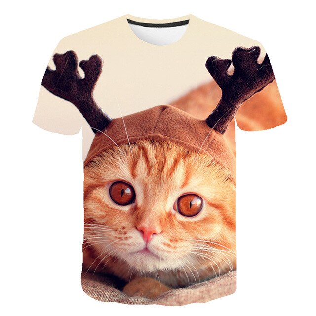 Hot Sell 3D printed Animal fox Women T shirts Summer Girls High Quality Cute color Casual short Sleeves Female Male Tshirts
